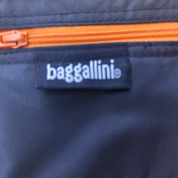 Baggallini Orange and Pink Key Card Holder Durable Nylon - Picture 2 of 5